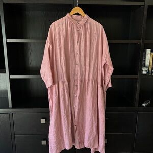 Ichi Antiquities dress - linen - EUC